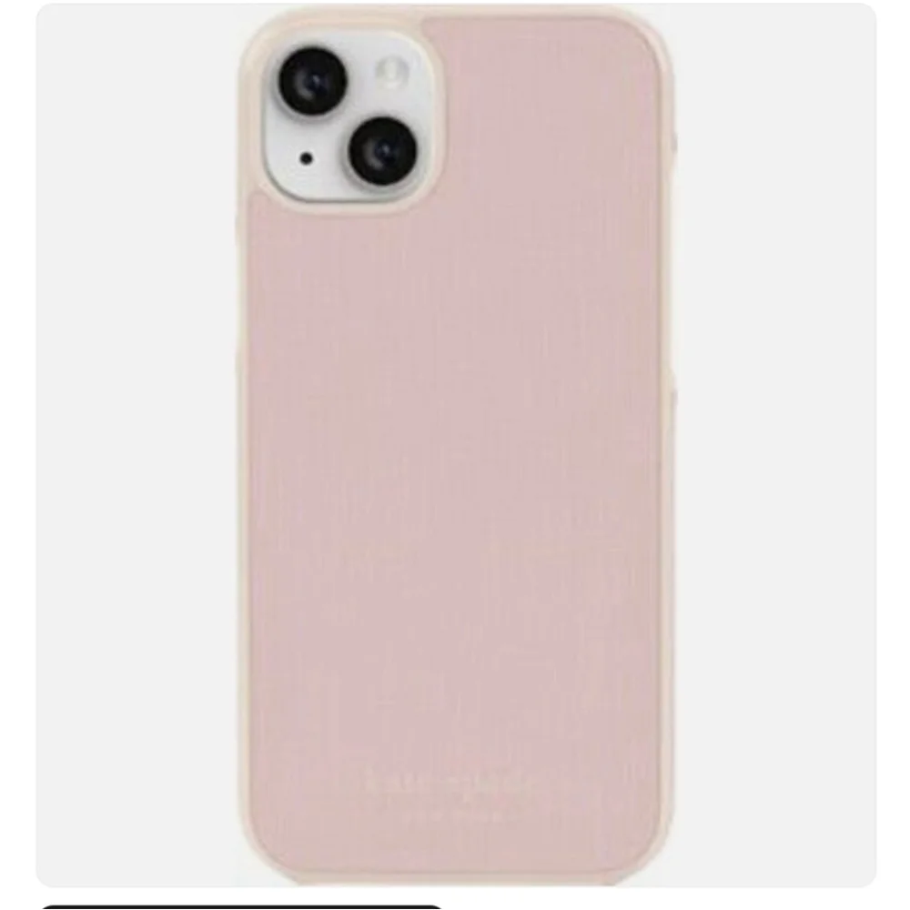 Kate Spade iPhone 14 Plus Phone Case Pink White iPhone Wrap Case